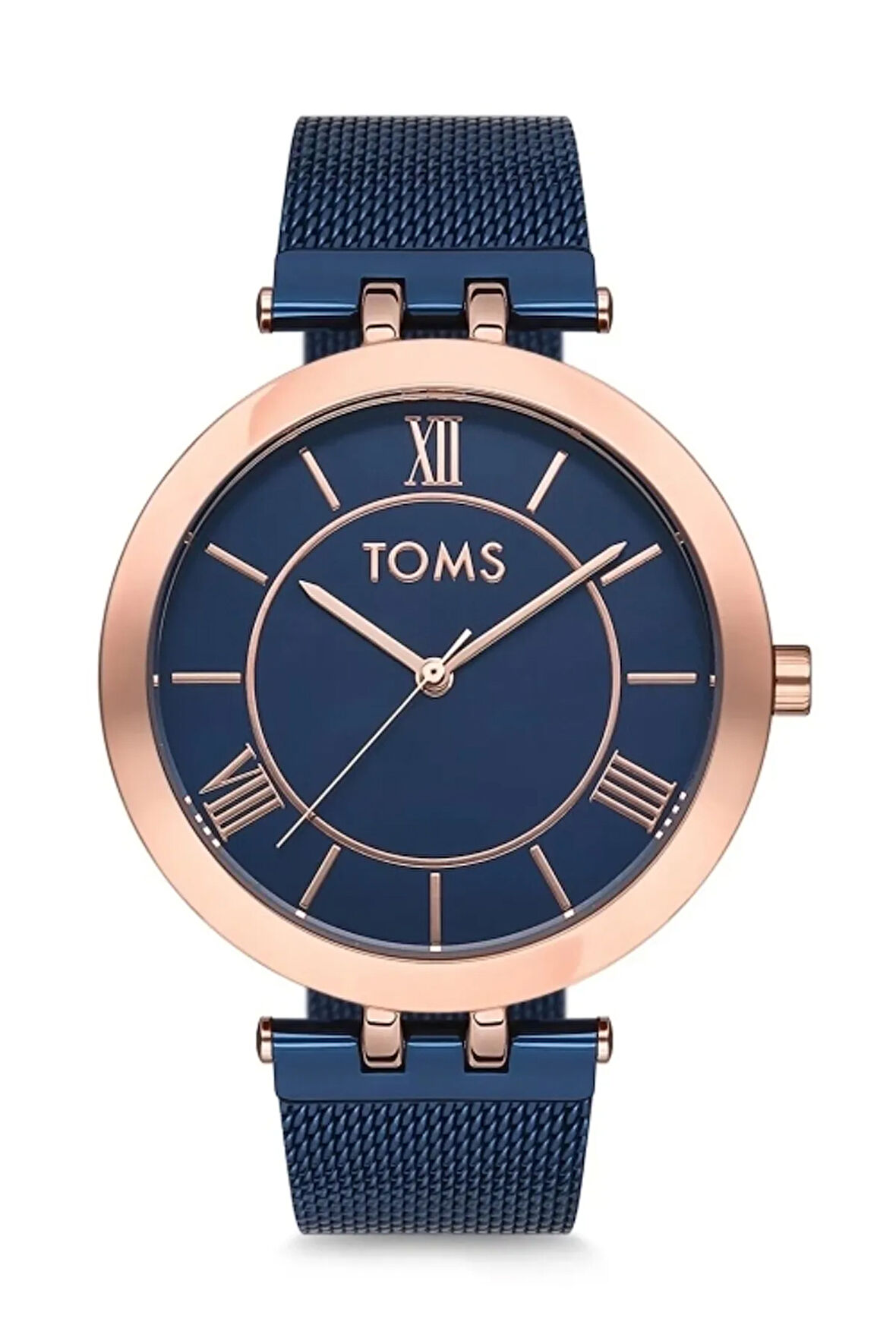 Toms Lacivert Hasır Kordon Erkek Kol Saati T81874C-871-T