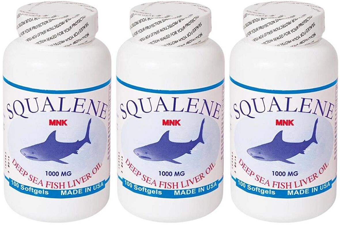 Mnk Squalene 1000 Mg 3x100 Softgel Köpek Balığı Karaciğer Yağı