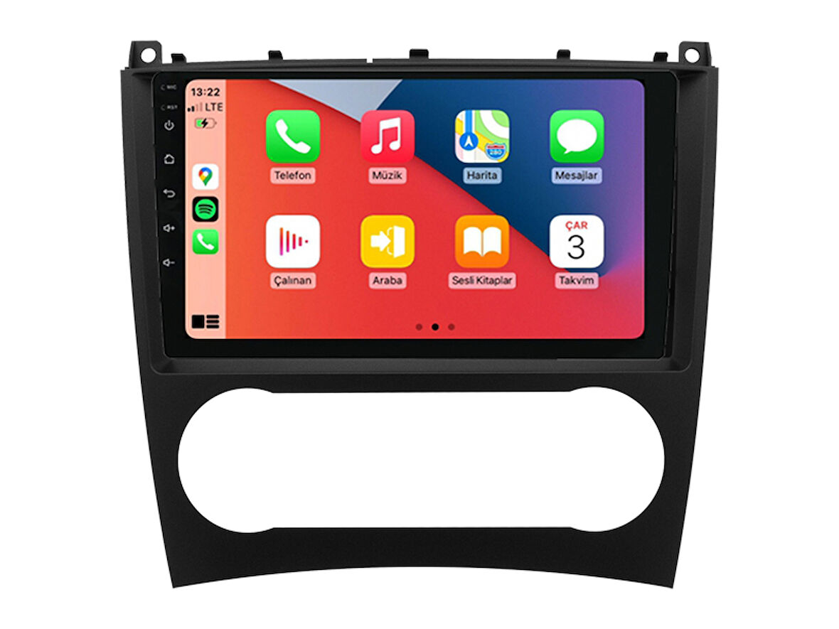 Mercedes C Serisi W203 W209 Multimedya (2001-2007) 2 GB RAM 32 GB Hafıza 4 Çekirdek Nakamichi