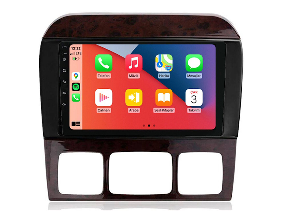 Mercedes S 500 W220 Multimedya (1998-2005) 2 GB RAM 32 GB Hafıza 8 Çekirdek Navigatör Premium Series