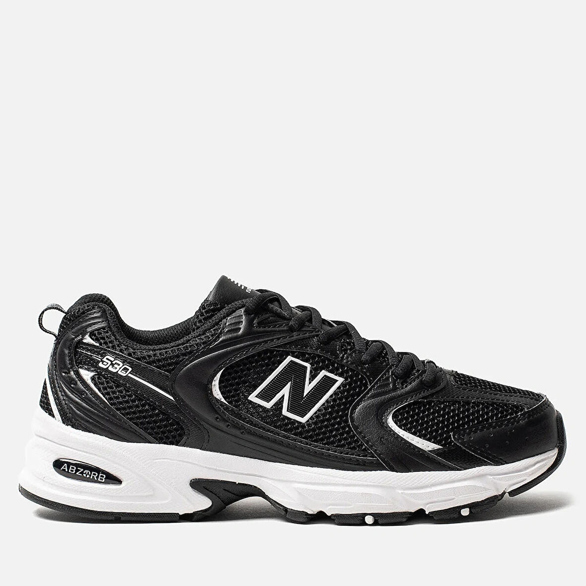New Balance 530 Black-White (1 Beden büyük alınız)