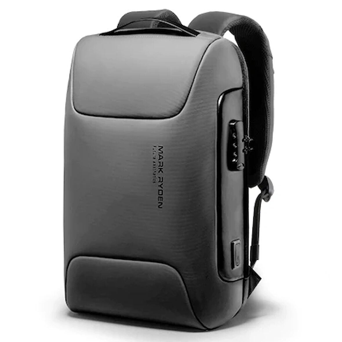 Mark Ryden Laptop Gri Renk Sırt Çantası Kilitli Usb Şarj Kitli Çanta ODYSSEY - MR9116_07