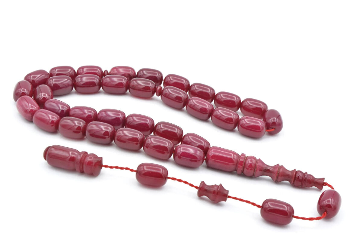 Usta İşi Sistemli Kapsül Kesim Mor Katalin Tesbih