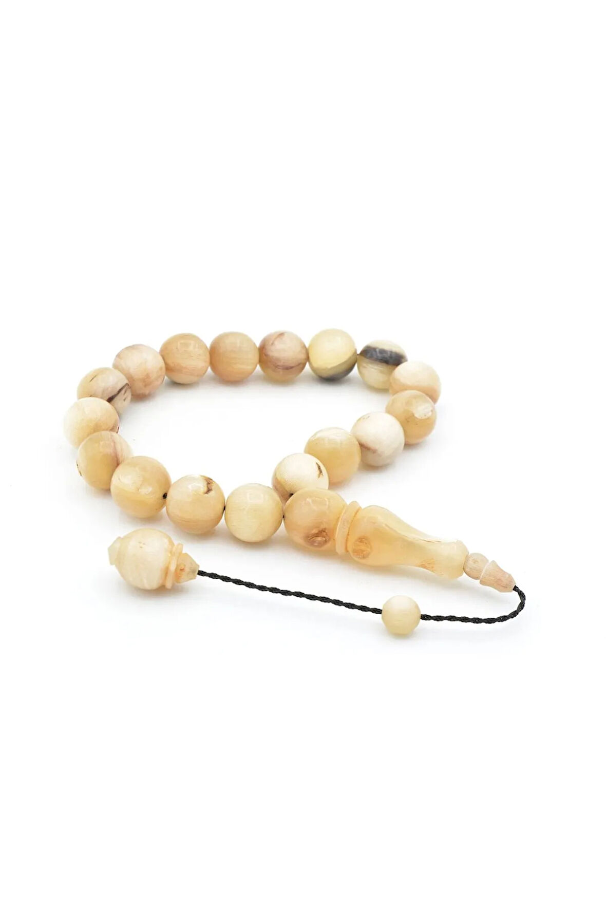 Usta İşi Sistemli Küre Kesim Koç Boynuzu Efe Maskot Tesbih