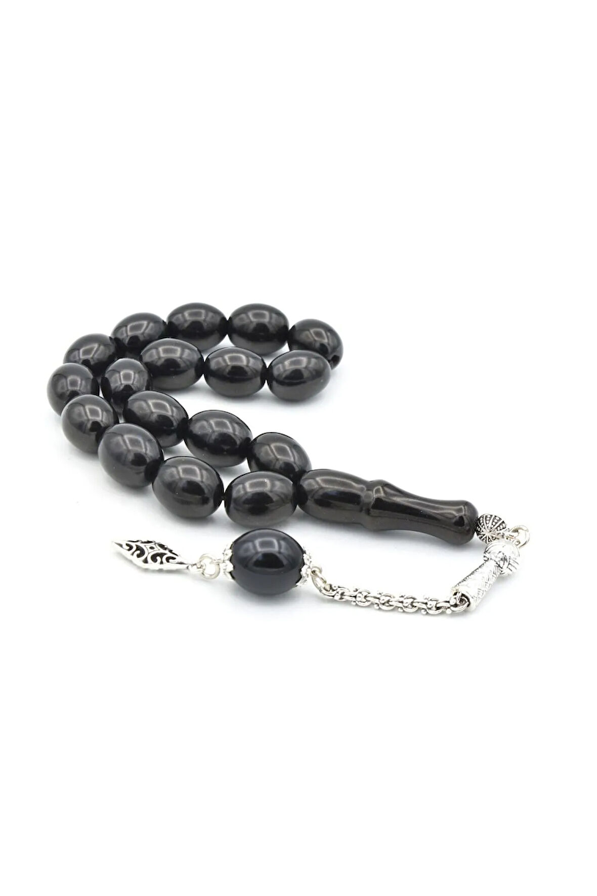 Kamçılı Tombul Beyzi Kesim Oltu Taşı Efe Maskot Tesbih