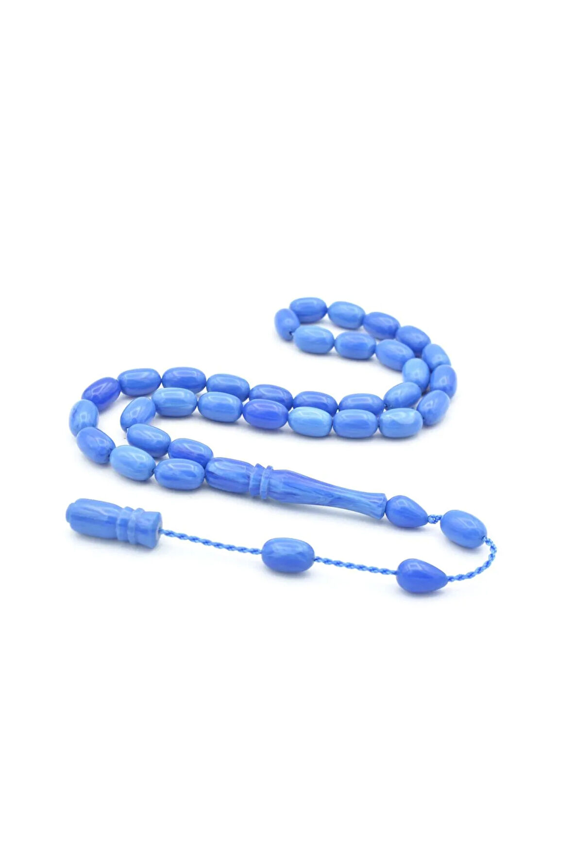 Şükrü Baba Yapımı Kapsül Mavi Katalin Tesbih