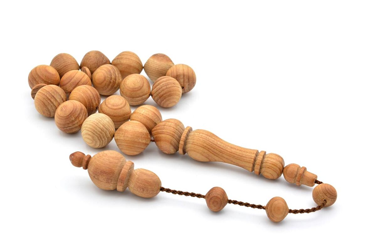 USTA İŞİ SİSTEMLİ KÜRE KESİM KOKULU ARDIÇ AĞACI EFE MASKOT TESBİH