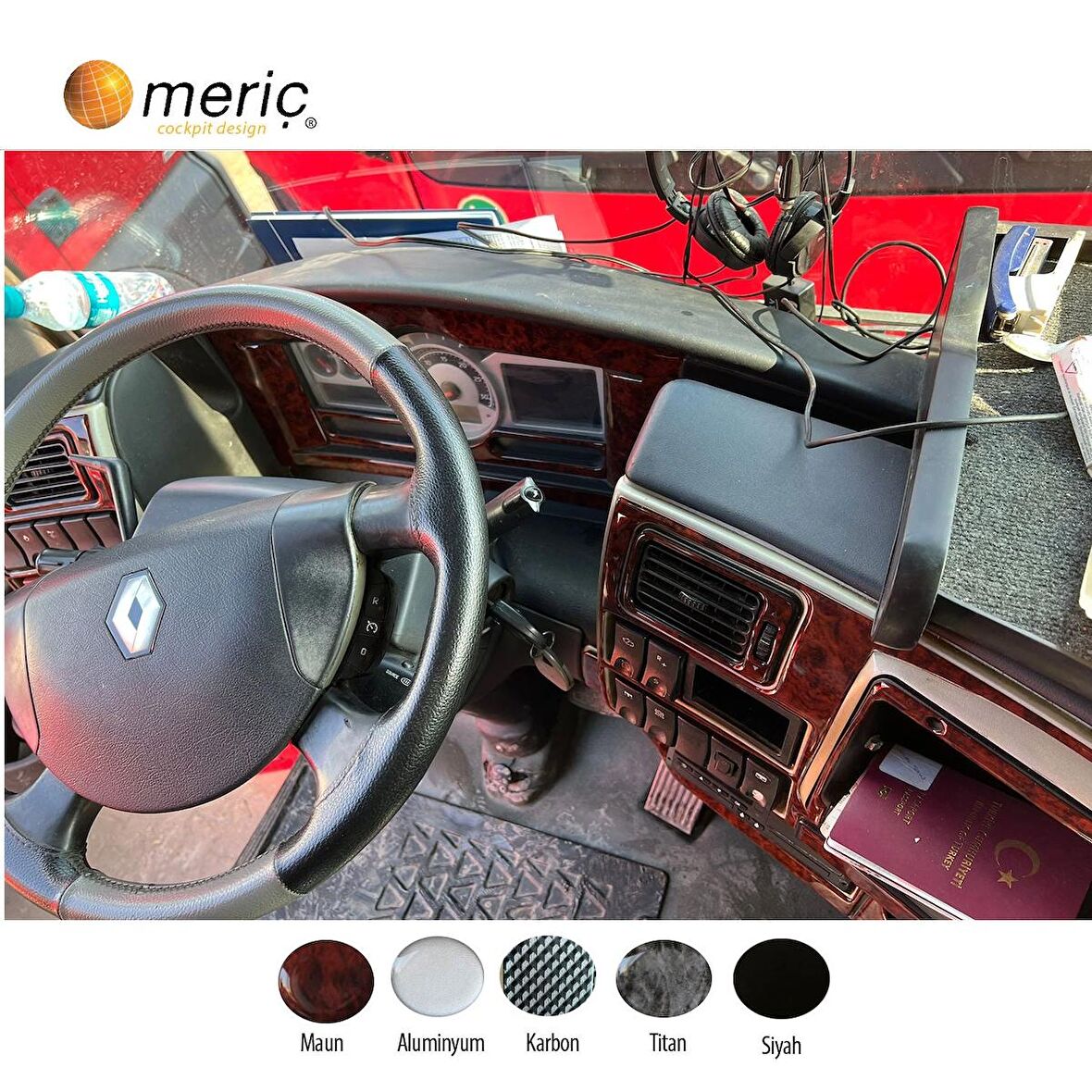 Meriç® Renault Magnum Ön Torpido Kaplama 24 Parça 2006-›