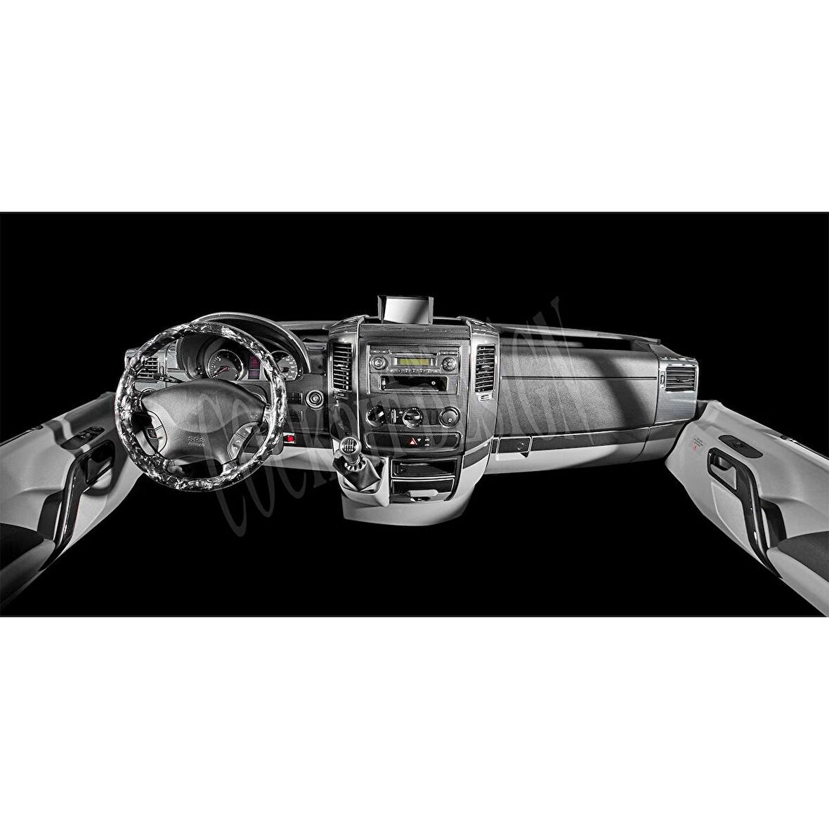 Meriç® Mercedes Sprinter Ön Torpido Kaplama 51 Parça 2006-2019