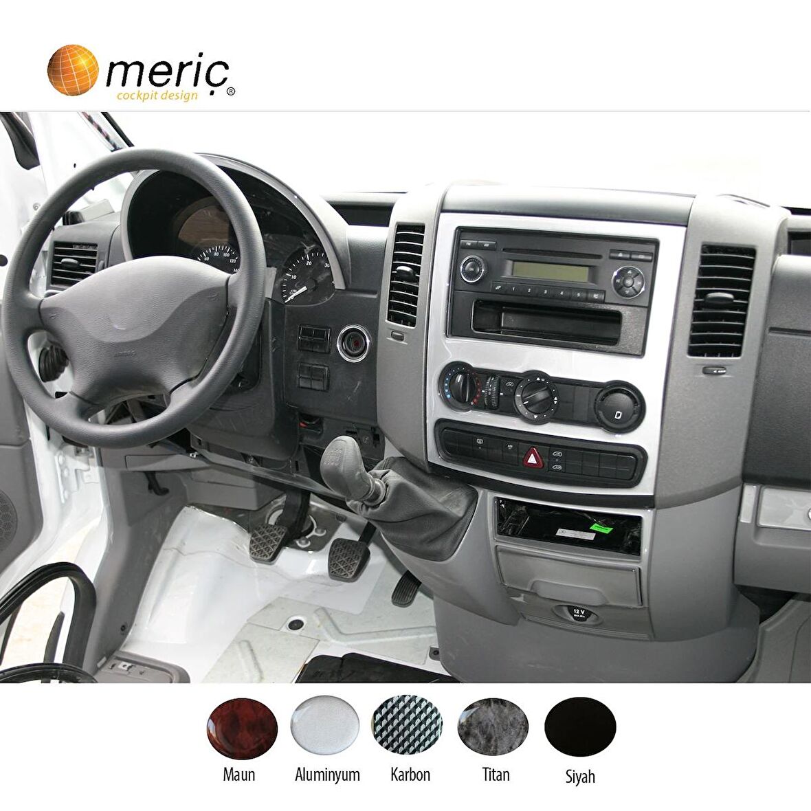 Meriç® Mercedes Sprinter Ön Torpido Kaplama 18 Parça 2006-2014