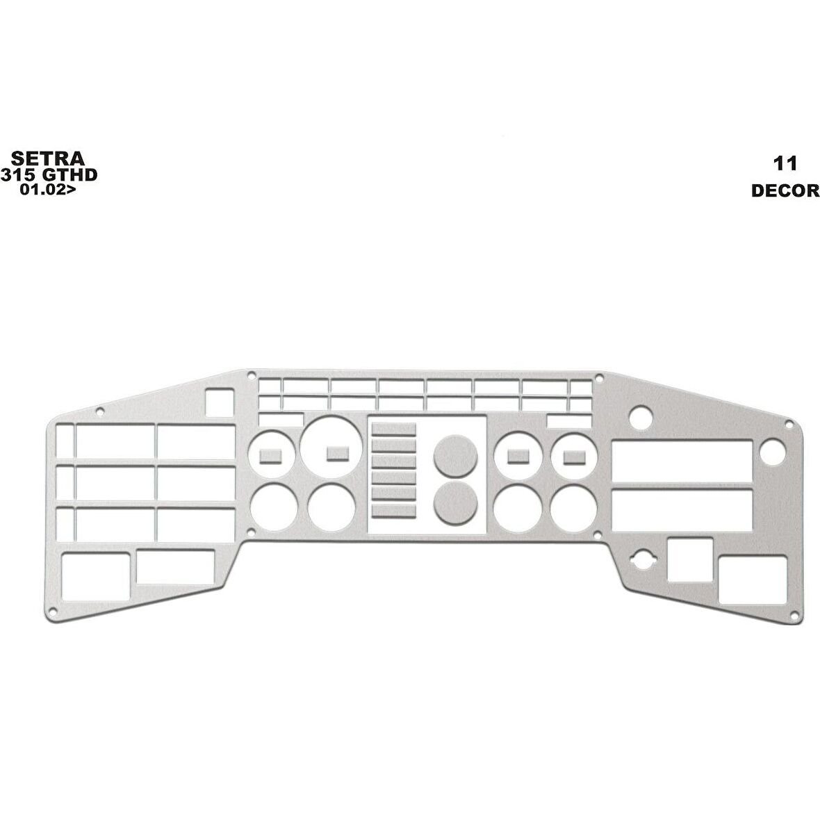 Meriç® Setra 315 Gthd Ön Torpido Kaplama 11 Parça 1996-2000