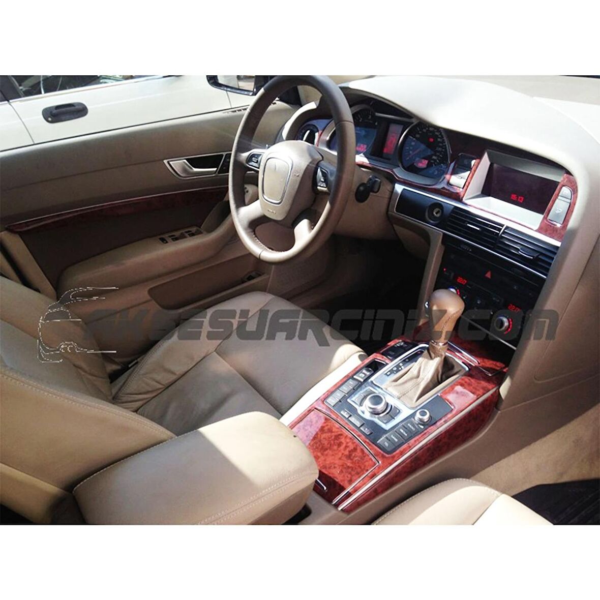 Meriç® Audi A6 Ön Torpido Kaplama 15 Parça 2008-›