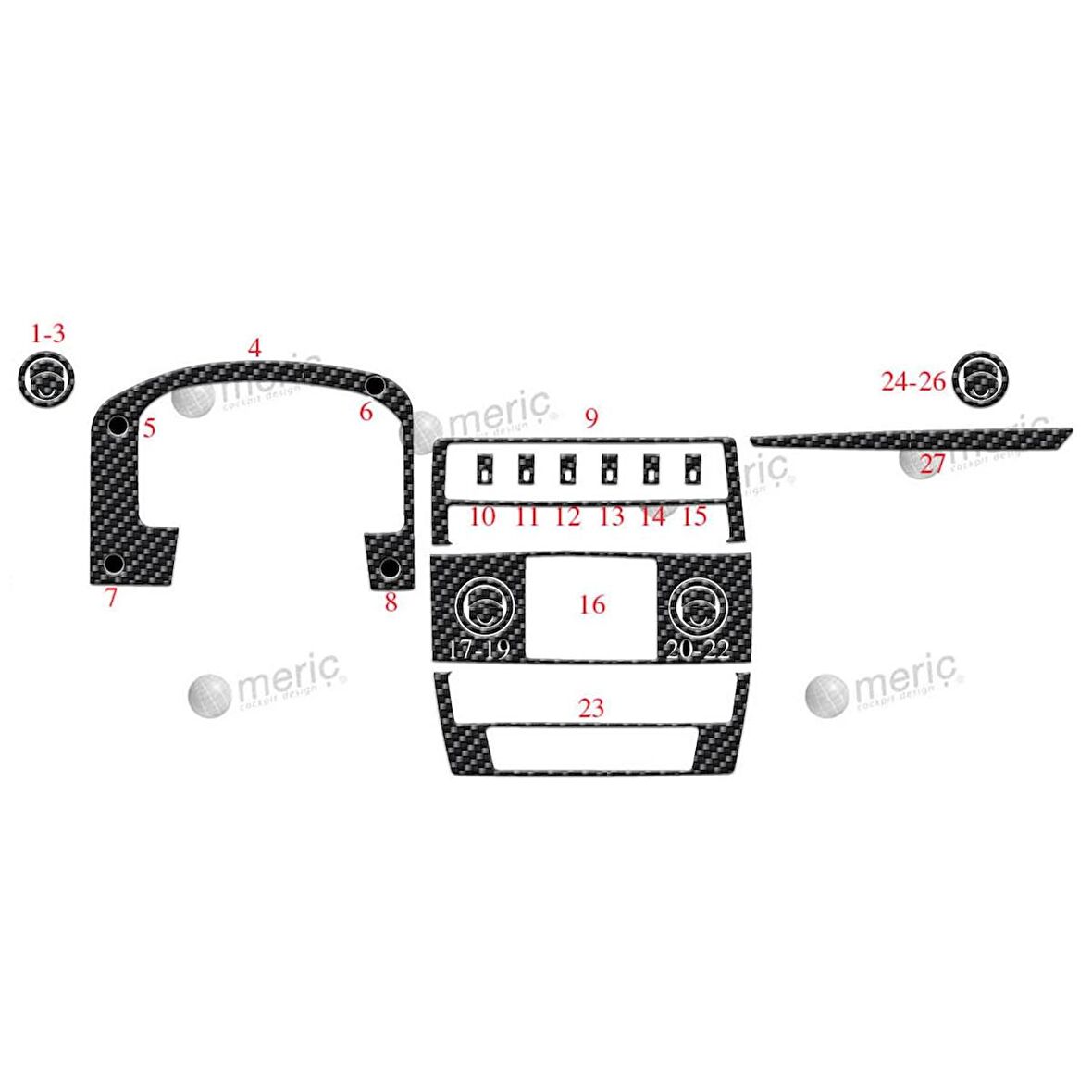 Meriç® Otokar Sultan Ön Torpido Kaplama 27 Parça 2010-2014