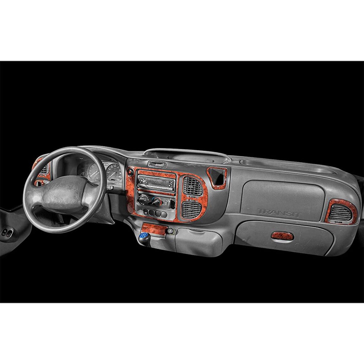 Meriç® Ford Transit Ön Torpido Kaplama 12 Parça 2000-2006