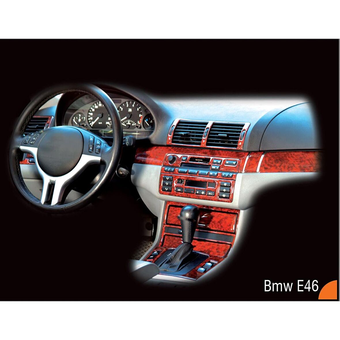 Meriç® Bmw 3 Seri E46 Piano Black Kaplama 29 Parça 1998-2004