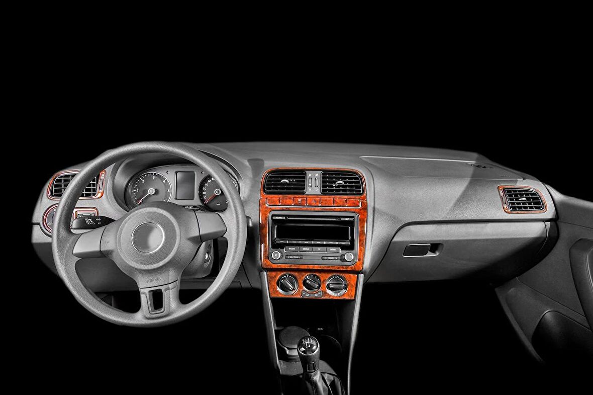 Meriç® Volkswagen Polo Ön Torpido Kaplama 19 Parça 2014-›