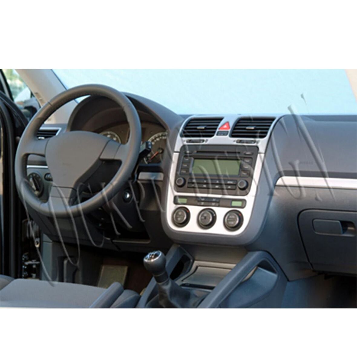 Meriç® VW Golf 5 Ön Torpido Kaplama Dijital Klima 16 Parça 2003-2008