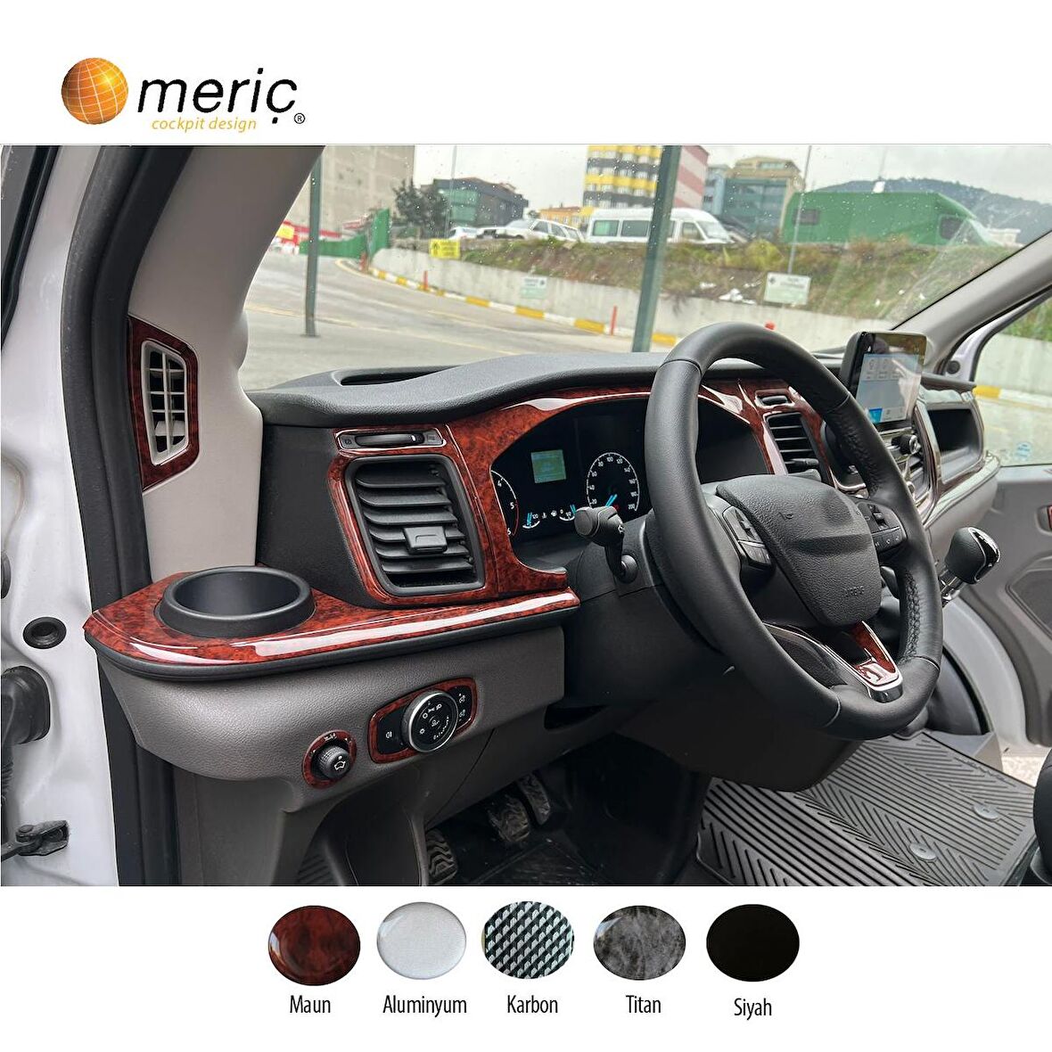 Meriç® Ford Transit Ön Torpido Kaplama 27 Parça 2020-›