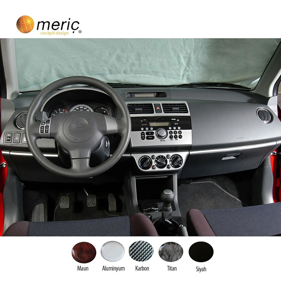 Meriç® Suzuki Swift Comfort Ön Torpido Kaplama 10 Parça 2005-2010