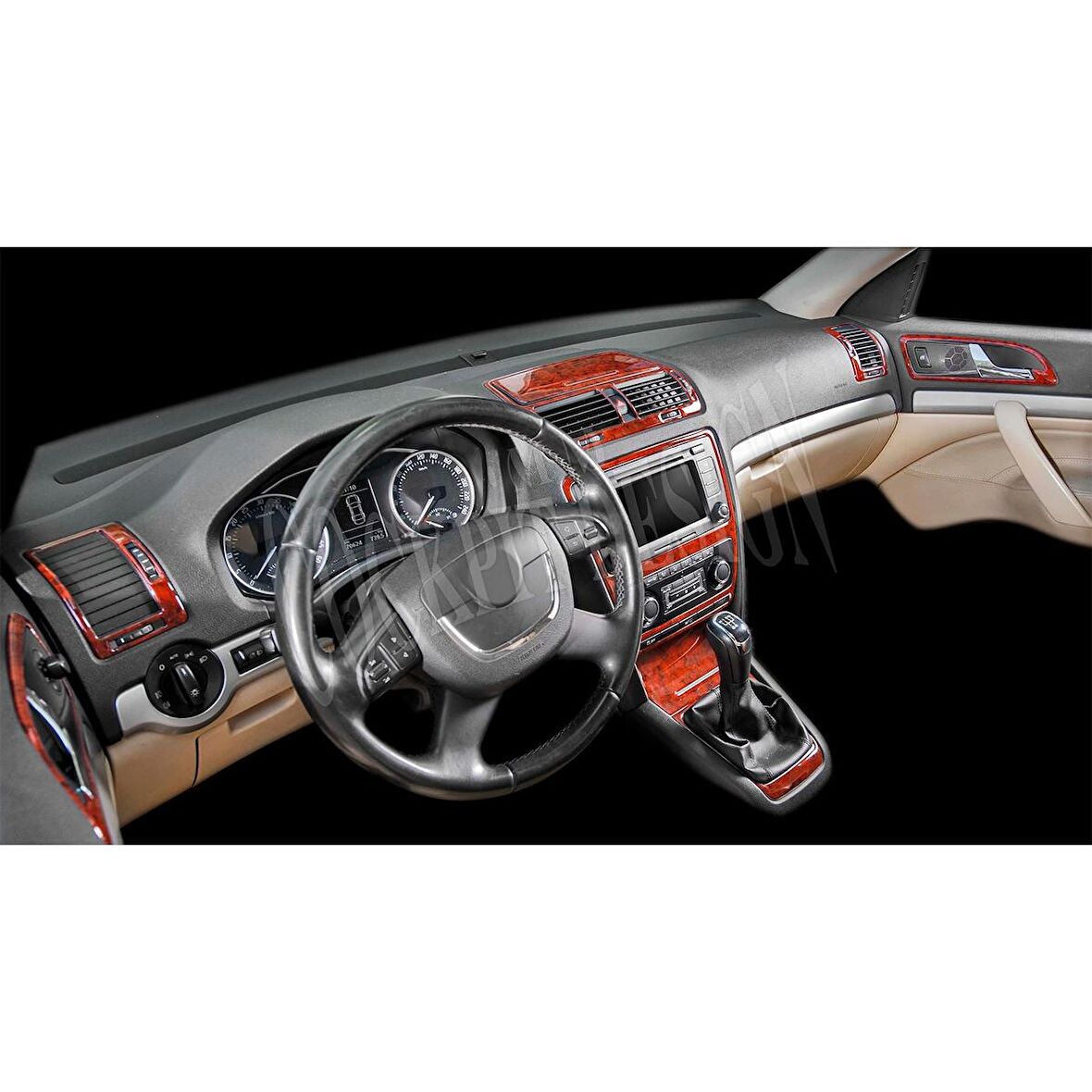 Meriç® Skoda Yeti Ön Torpido Kaplama 21 Parça 2010-›