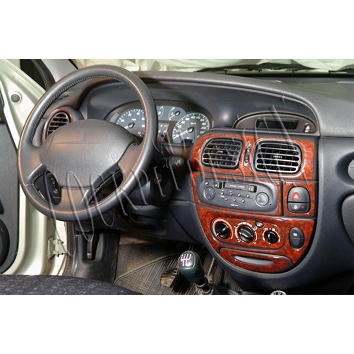 Meriç® Renault Megane Ön Torpido Kaplama 17 Parça 1999-2003