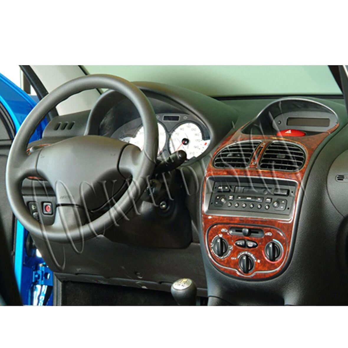 Meriç® Peugeot 206 Ön Torpido Kaplama Siyah 10 Parça 2001-2010