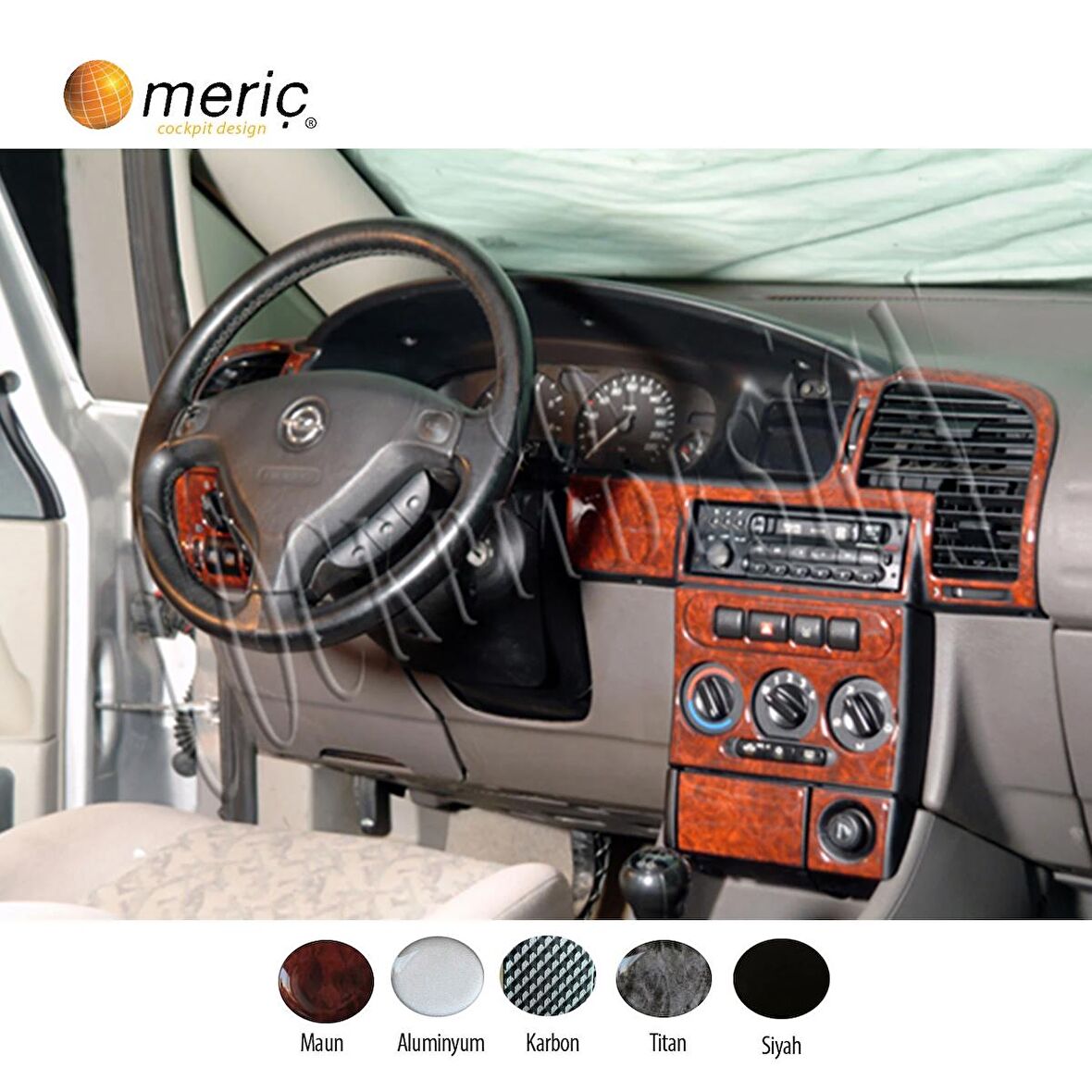 Meriç® Opel Zafira Ön Torpido Kaplama 21 Parça 1999-2005