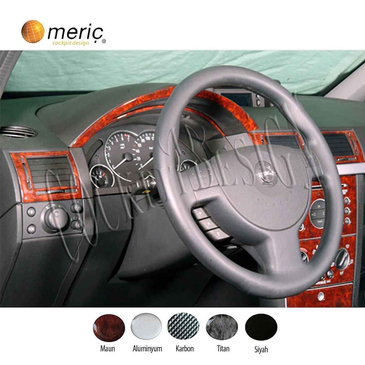 Meriç® Opel Meriva Ön Torpido Kaplama 17 Parça 2003-2007