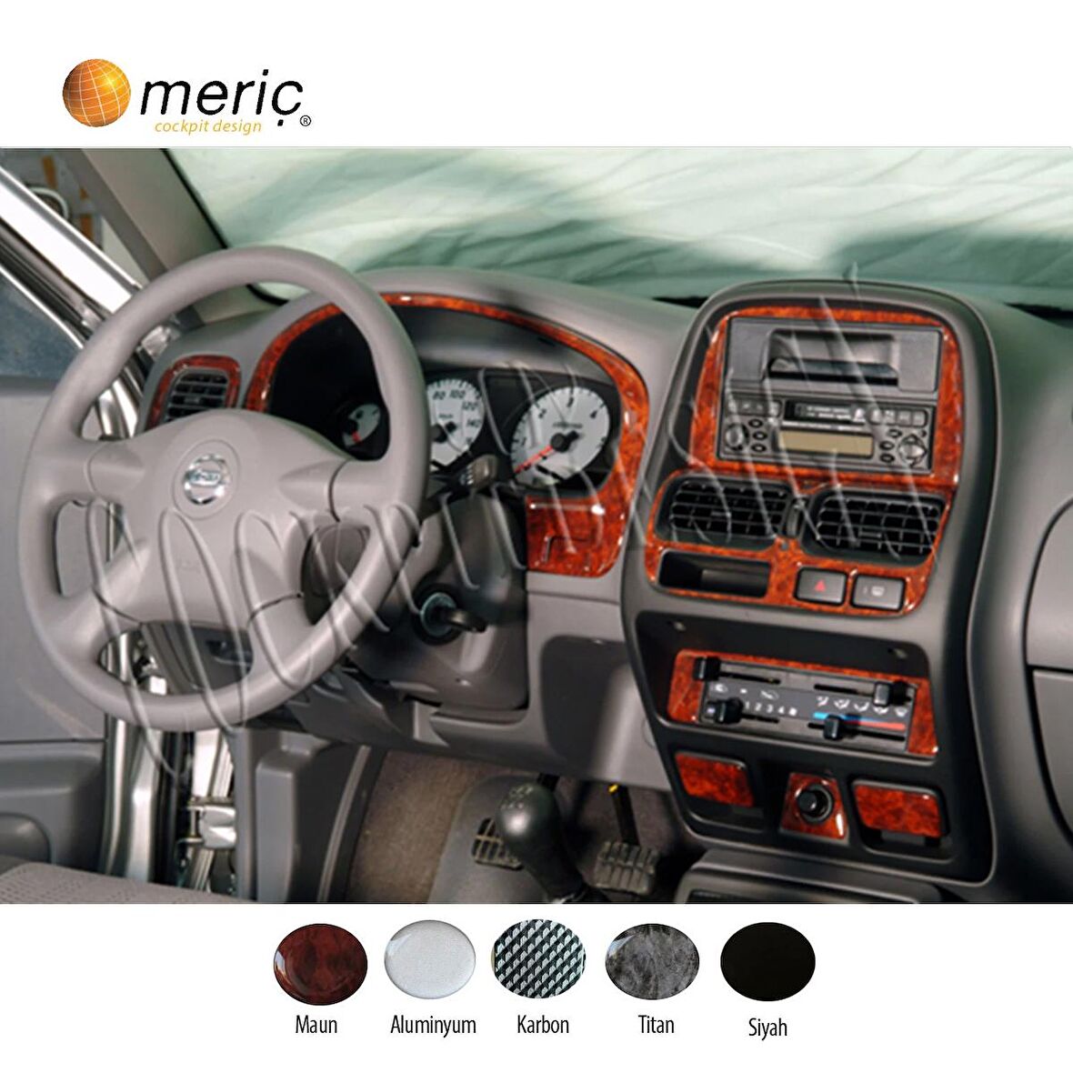 Meriç® Nissan Pick-Up Skystar Ön Torpido Kaplama 13 Prç 1999-2006