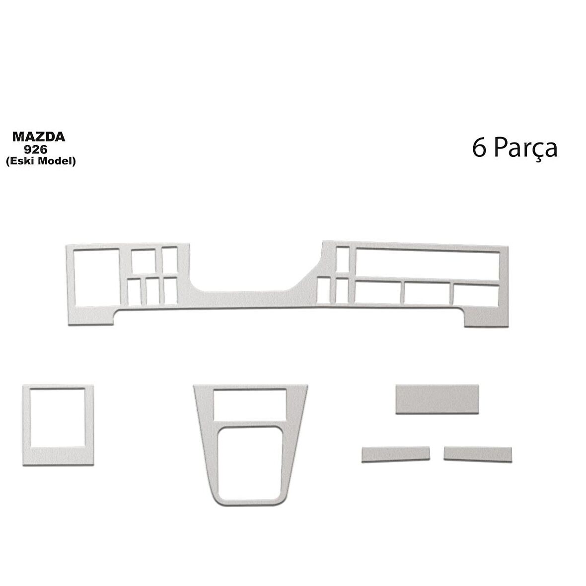 Meriç® Mazda 926 Ön Torpido Kaplama 6 Parça 1994-1999