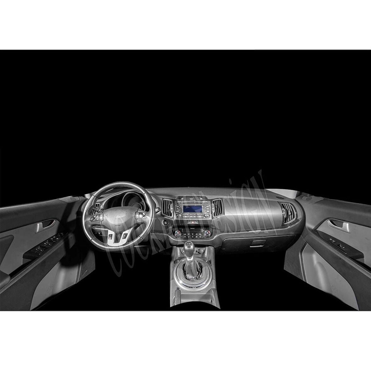 Meriç® Kia Sportage Ön Torpido Kaplama 15 Parça 2011-2016