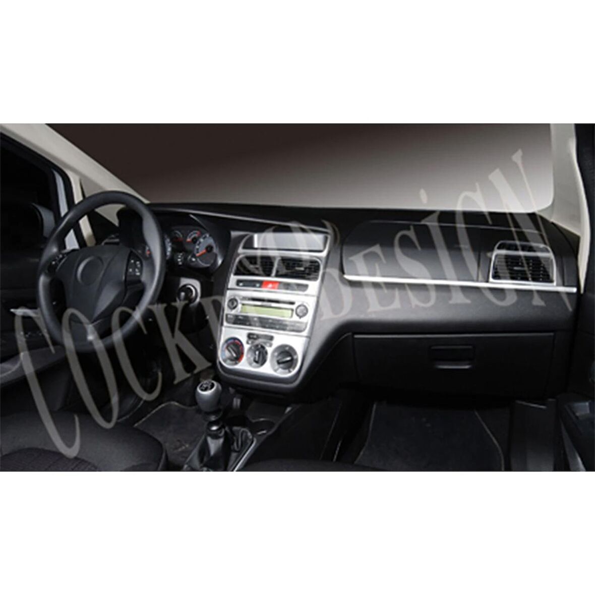 Meriç® Fiat Linea Ön Torpido Kaplama 10 Parça 2007-2012