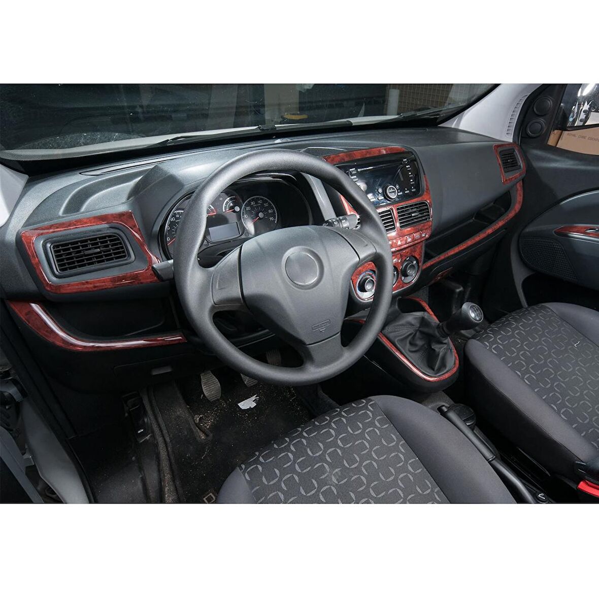 Meriç® Fiat Doblo Ön Torpido Kaplama 27 Parça 2009-2015