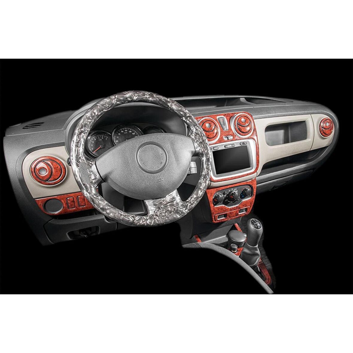 Meriç® Dacia Duster Ön Torpido Kaplama 13 Parça 2013-2016