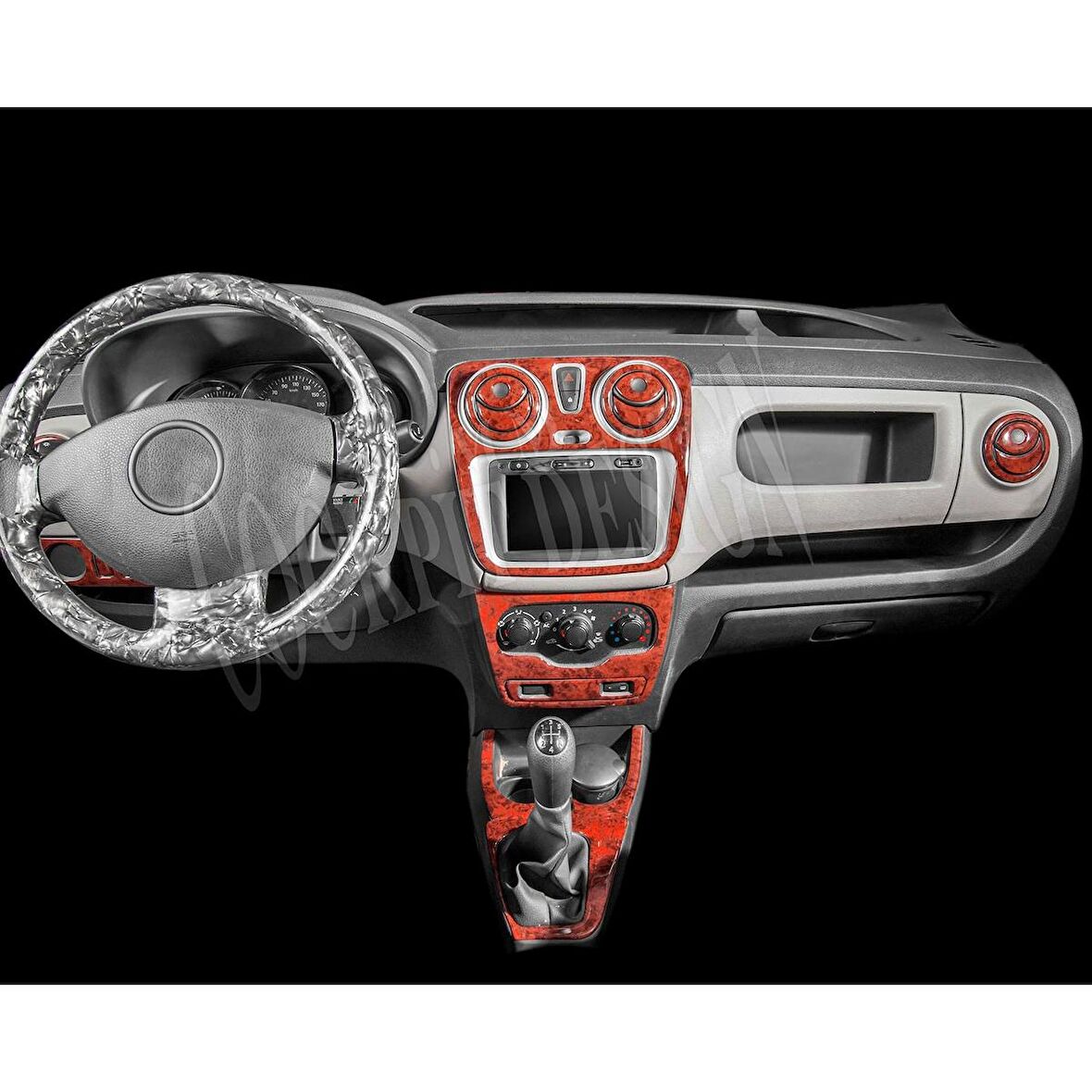 Meriç® Dacia Dokker Ön Torpido Kaplama 21 Parça 2013-›