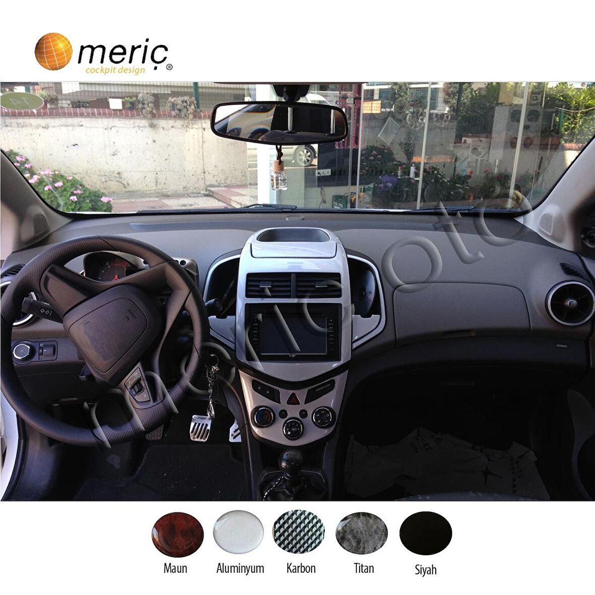 Meriç® Chevrolet Aveo Ön Torpido Kaplama 14 Parça 2012-›