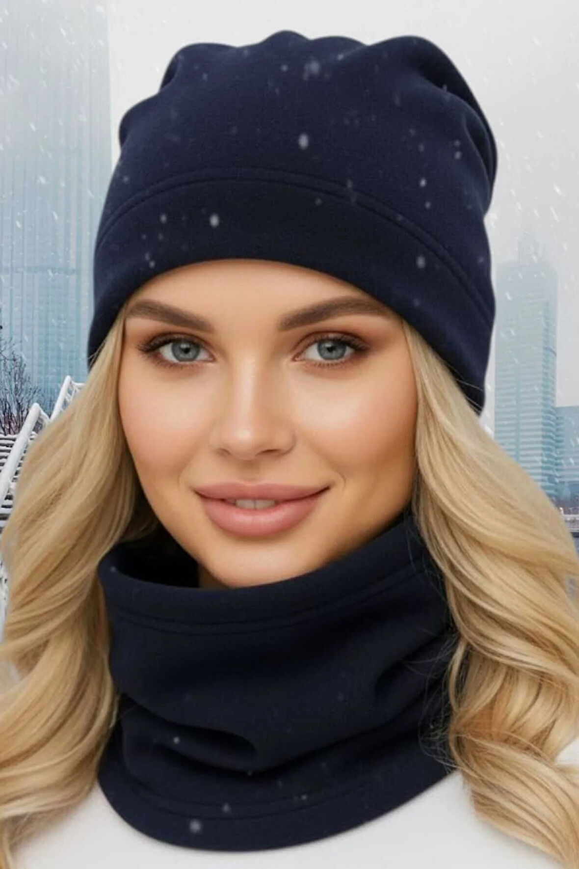 Tezzgelsin Kadın Polar Bere Ve Boyunluk Takımı