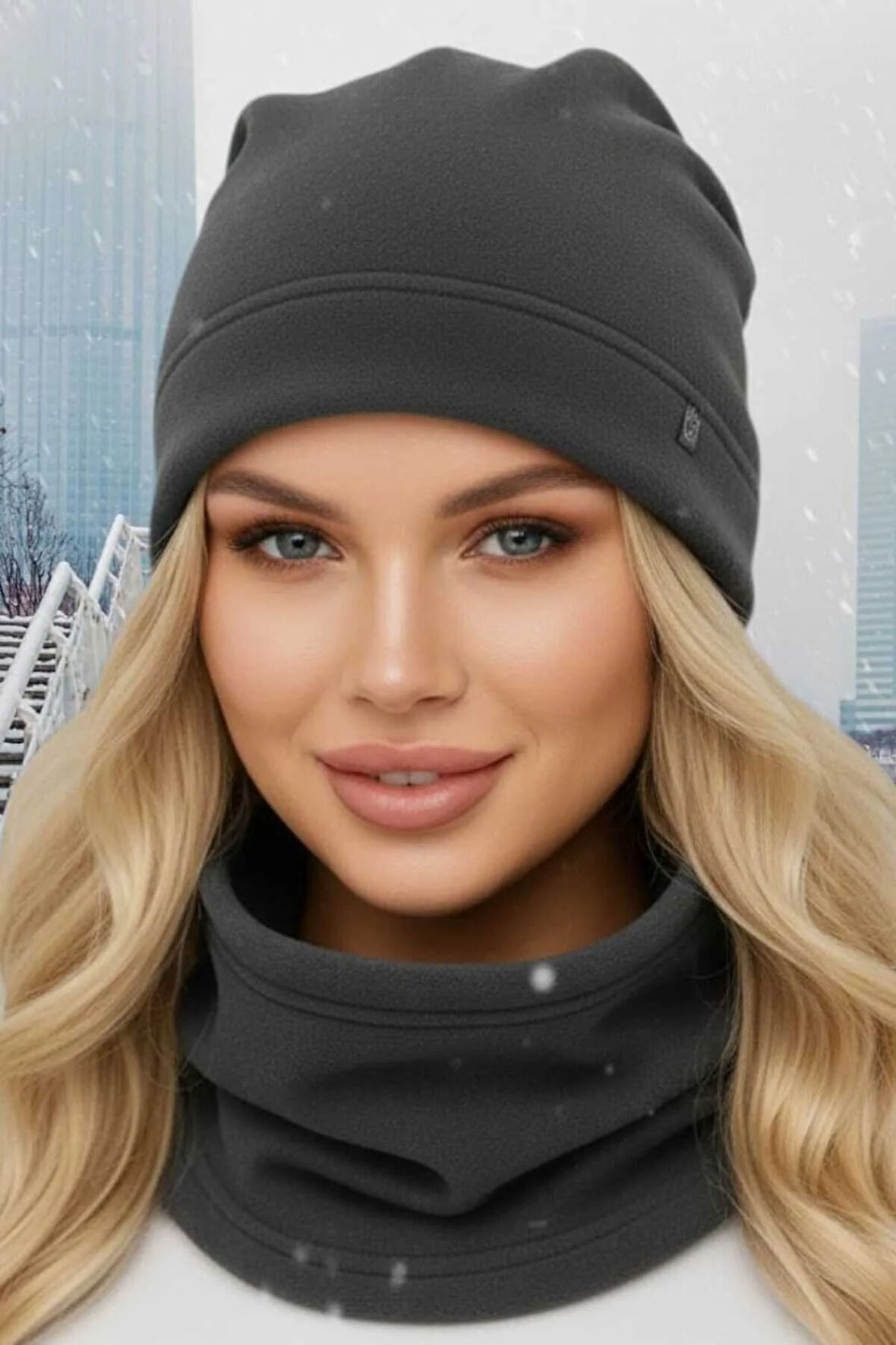 Tezzgelsin Kadın Polar Bere Ve Boyunluk Takımı