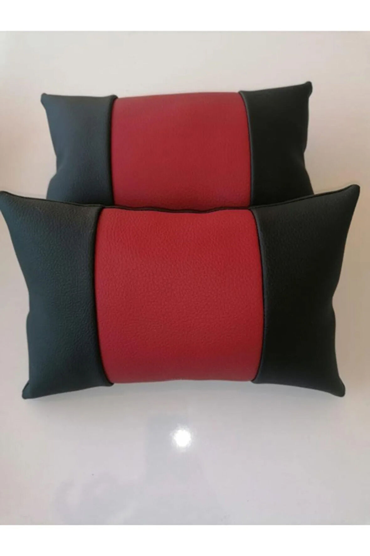 Araç Araba Seyahat Oto Boyun Yastığı Kırmızı