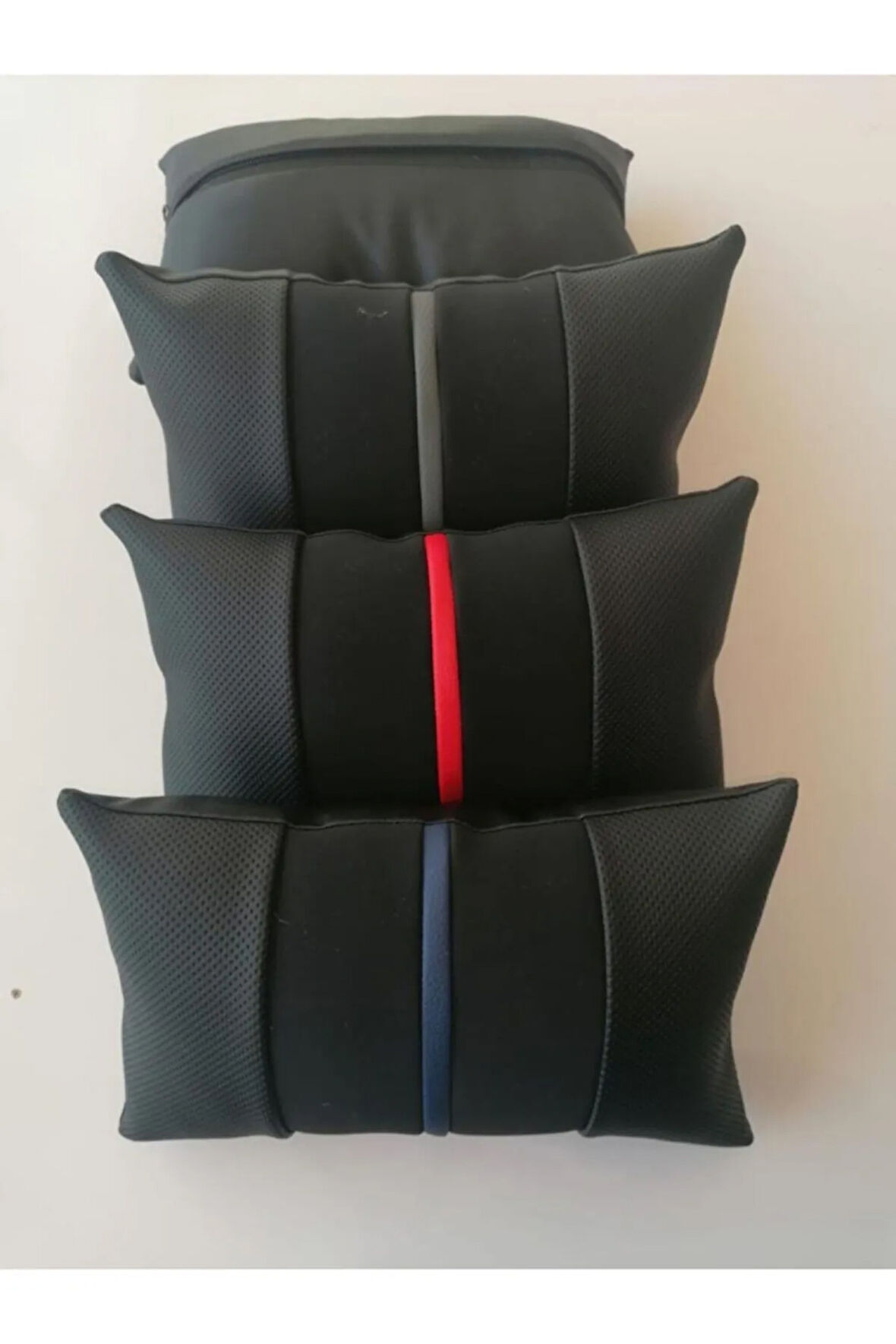 Araç Araba Seyahat Oto Boyun Yastığı Siyah-lacivert Yüzük