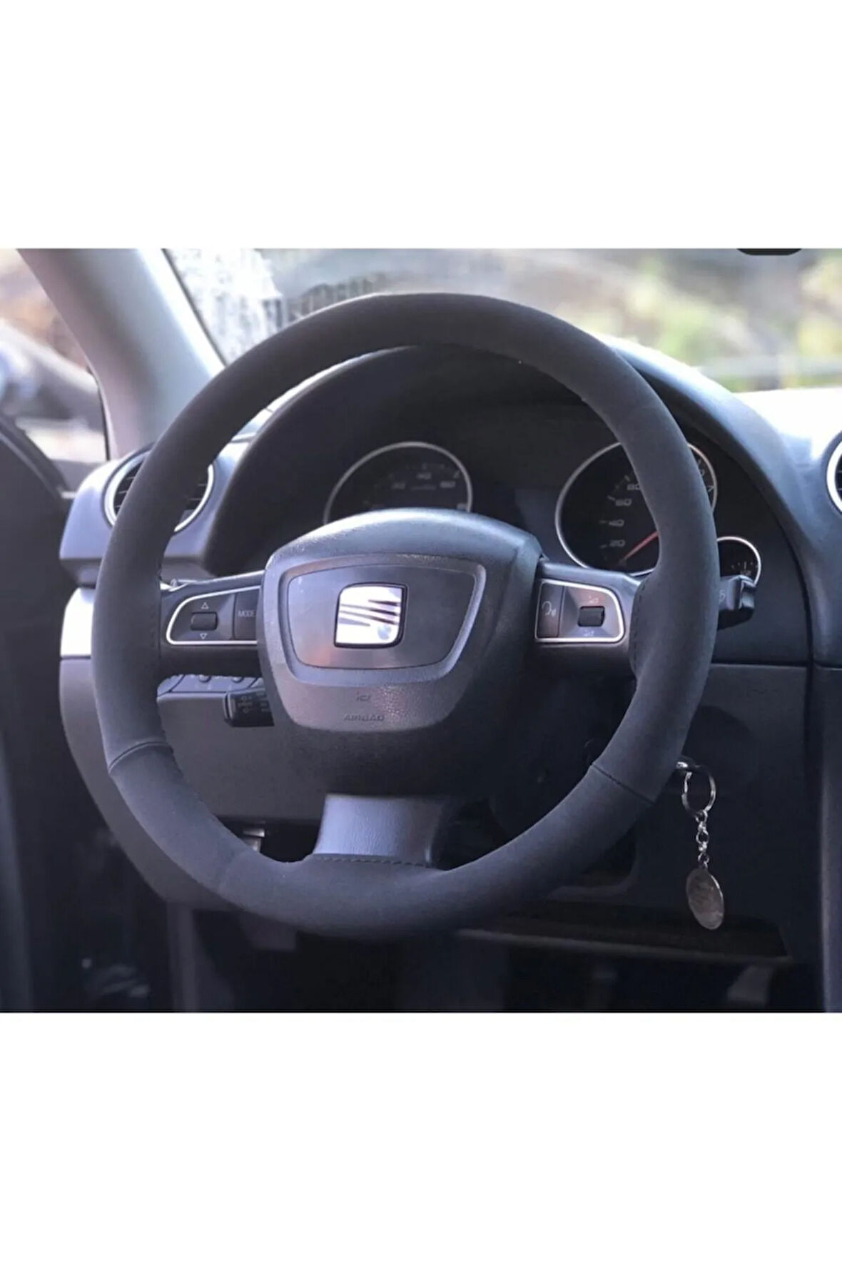 Seat Alcantara Deri Direksiyon Kılıfı