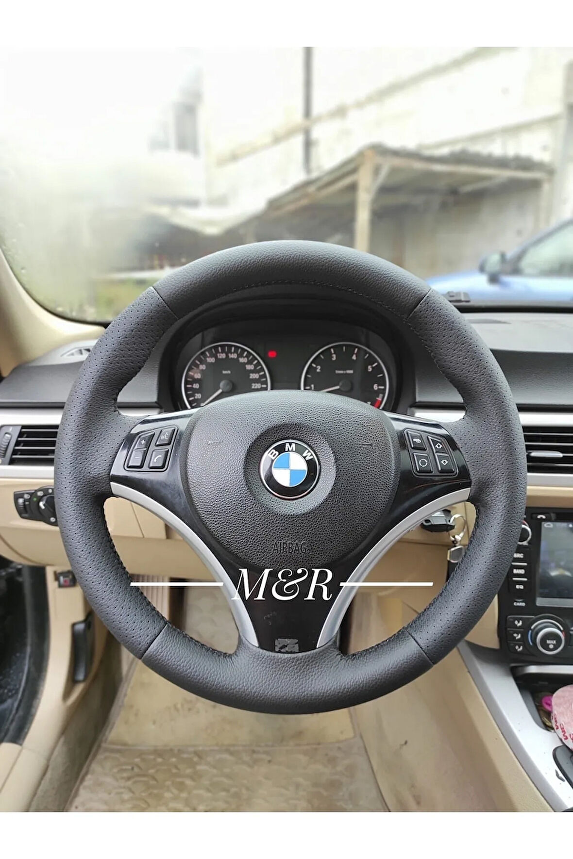 Bmw E90 Orijinal Kaplama Deri Direksiyon Kılıfı