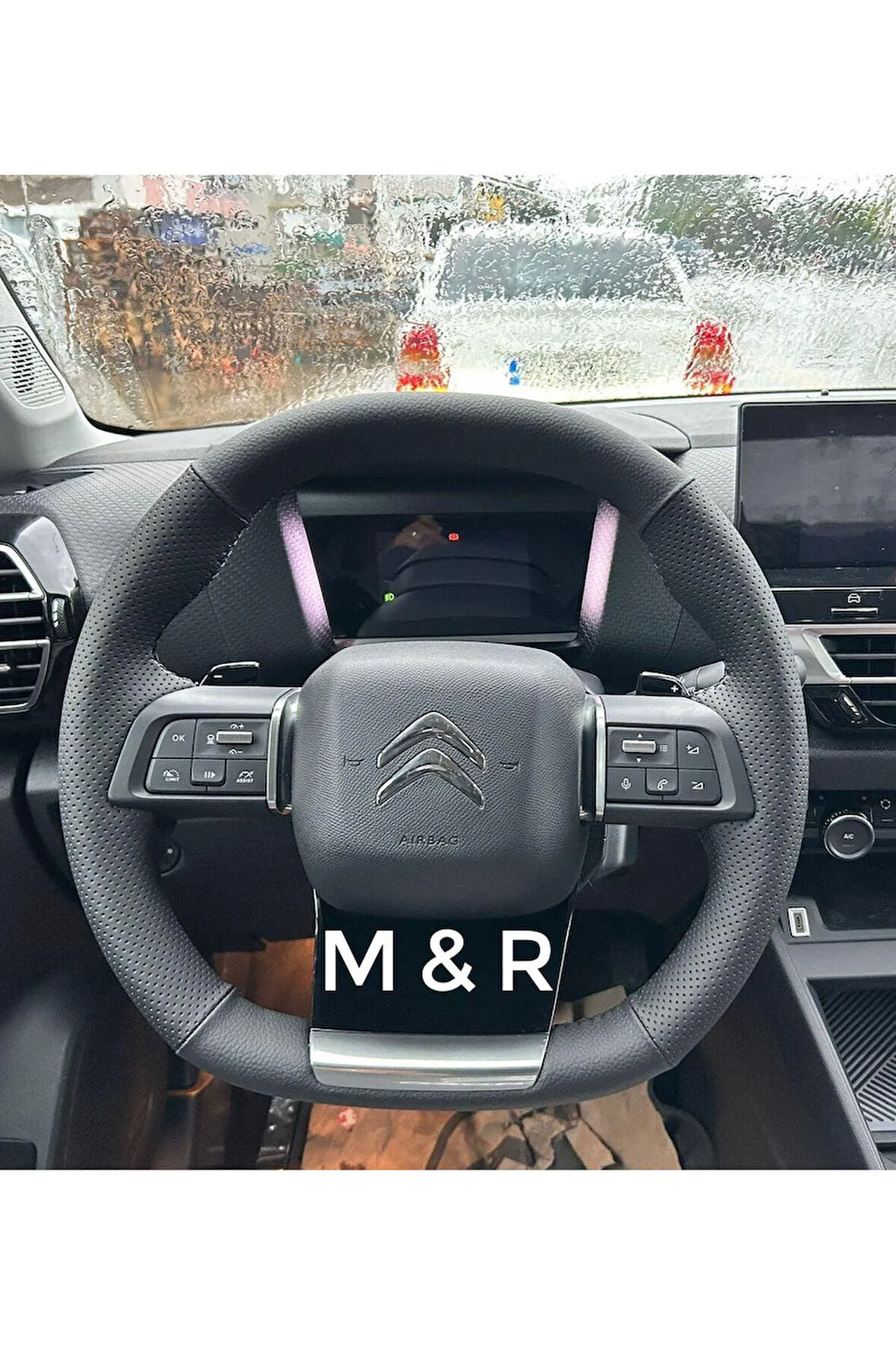 CİTROEN C4 2023 MODEL  DERİ DİREKSİYON KAPLAMA