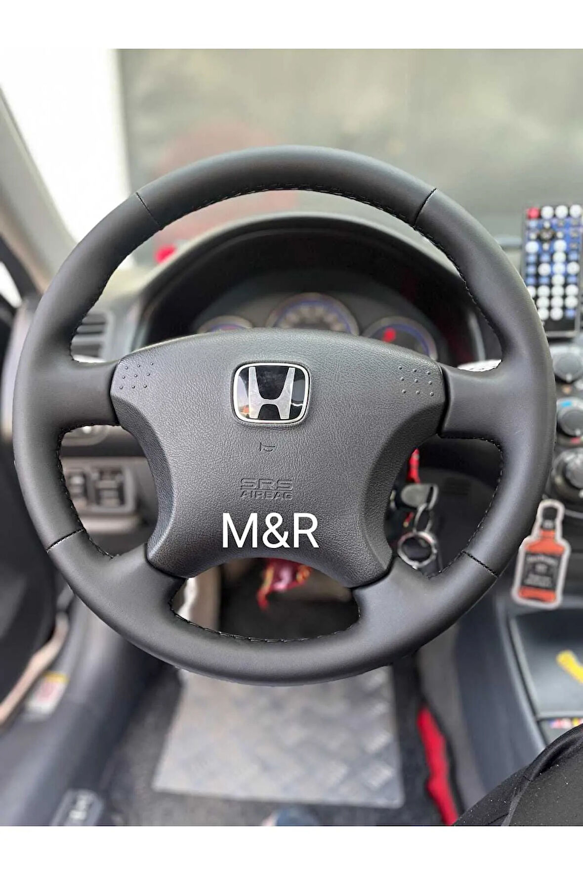 HONDA VTEC 2  KAPLAMA DERİ DİREKSİYON KILIFI