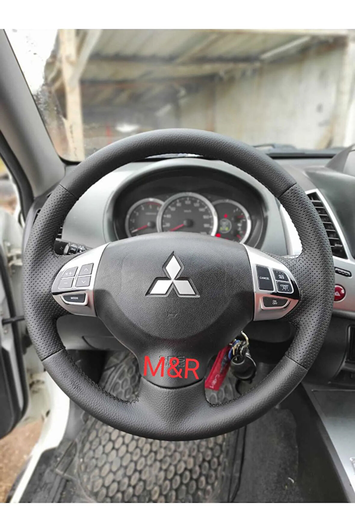 MITSUBISHI COLT  KAPLAMA DERİ DİREKSİYON KILIFI