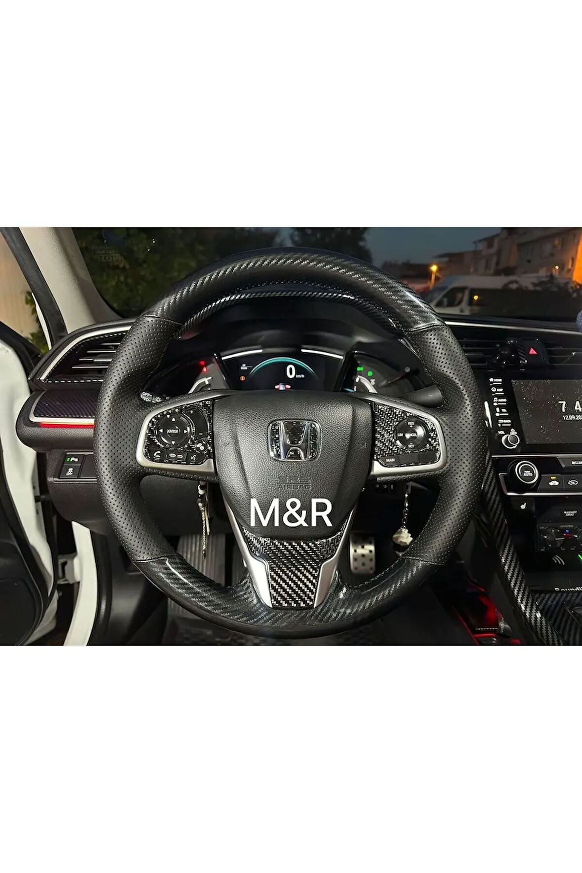 HONDA FC 5 KAPLAMA DERİ DİREKSİYON KILIFI