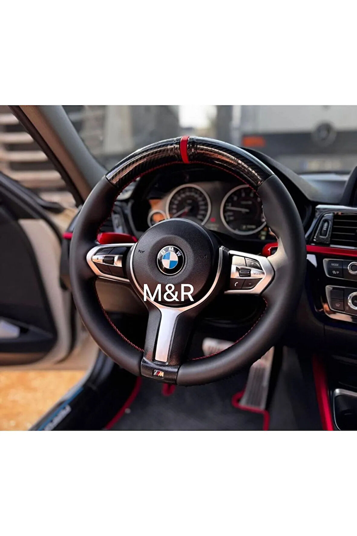 BMW F30 M KAPLAMA DERİ DİREKSİYON KILIFI