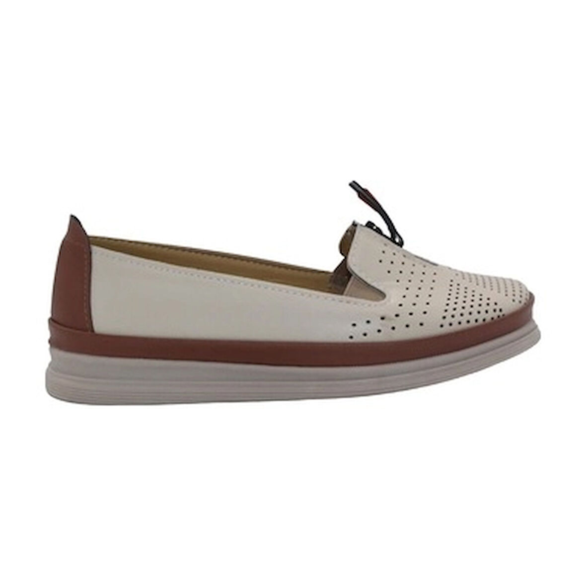 Mergenshoes Esa 029 Bej Rahat Taban Kadın Günlük Ayakkabı