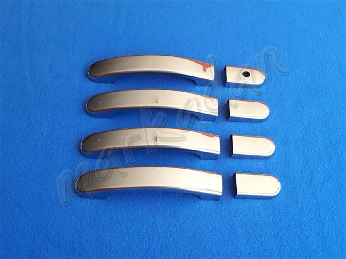 Ford Fusion Krom Kapı Kolu 2002-2012 4 Kapı Paslanmaz Çelik