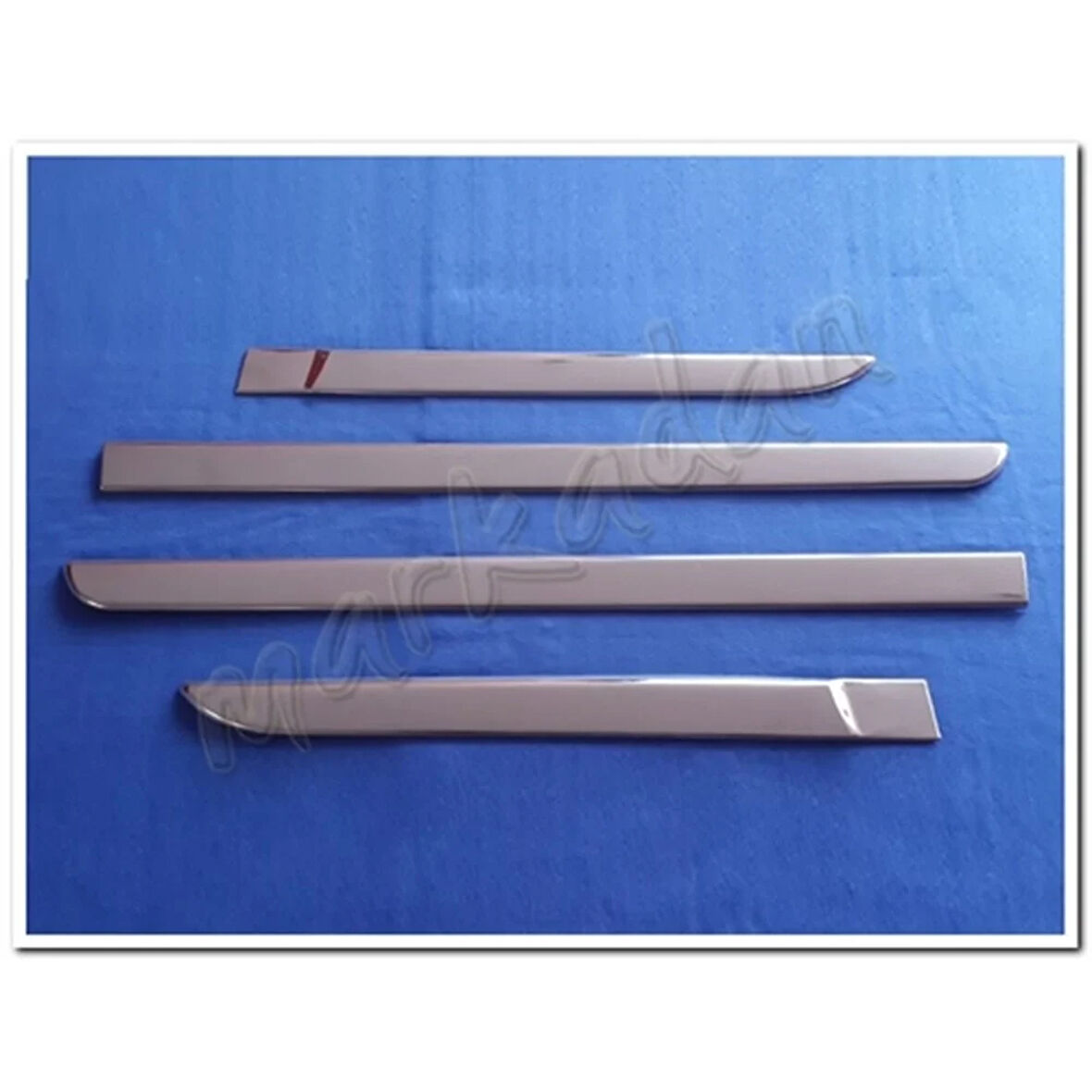 Renault Megane 2 HB Krom Yan Kapı Çıtası 2004-2010 4 Parça Paslanmaz Çelik